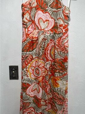 LOFT Floral Maxi Dress in Coral, Pink, Taupe, Yellow